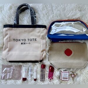 NEW 11PC SHISEIDO Trial Size BENEFIANCE Wrinkle Resist Eye Mask/Cream Face Cream